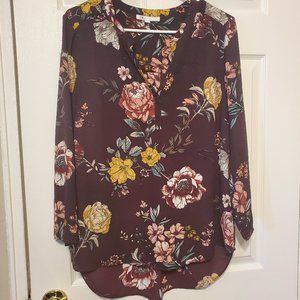 DR2 Floral Office Blouse